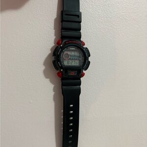 Black and Red Casio G-Shock Watch